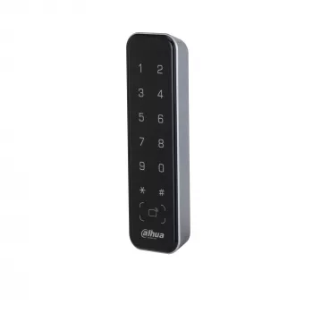 Toegangscontrolelezer DAHUA ASR2201A-D, zwart — 12 V DC, 1,7 W typisch, 135×40×15 mm