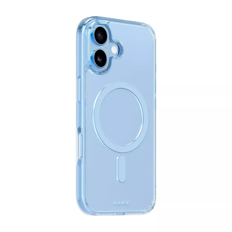 Hoesje LAUT CRYSTAL FLURO iPhone 17 lichtblauw 16 cm