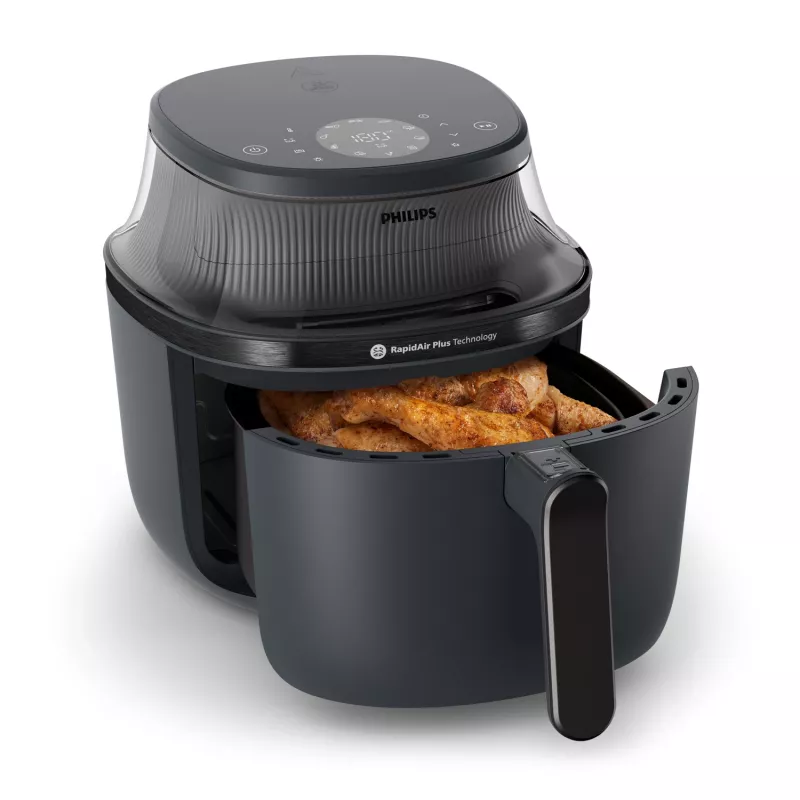 Heteluchtfriteuse Philips 3000 Serie NA330/00 — 6,2 l, 1700 W, touch-led, zwart