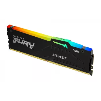 Desktop werkgeheugen KINGSTON FURY Beast DDR5 16GB 6800MT/s CL34 288-Pin DIMM 1,4V zwart