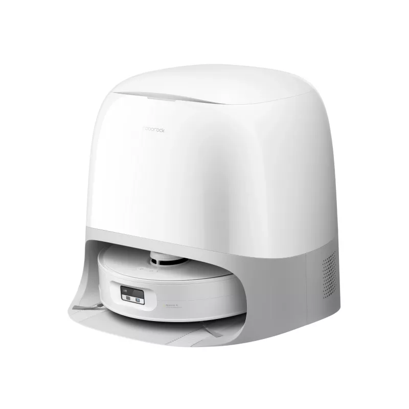 Roborock stofzuigrobot Qrevo Curv 2 Flow – stofzak, 0,325 l, Li-Ion 5200 mAh, 240 min, wit
