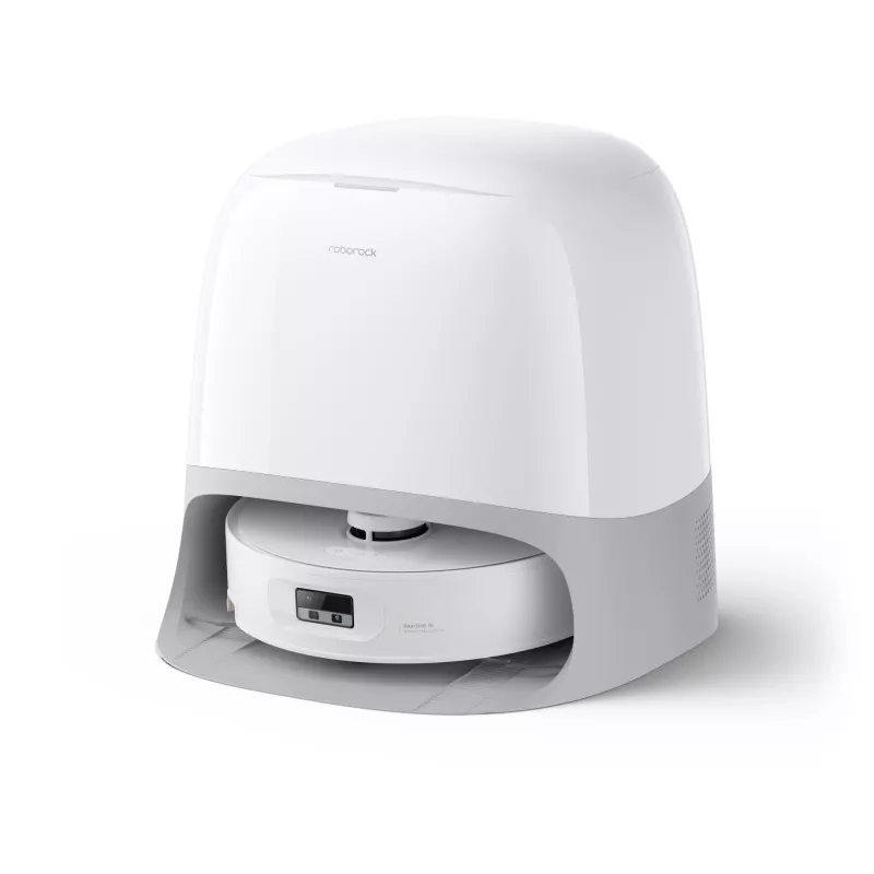 Roborock stofzuigrobot Qrevo Curv 2 Flow – stofzak, 0,325 l, Li-Ion 5200 mAh, 240 min, wit