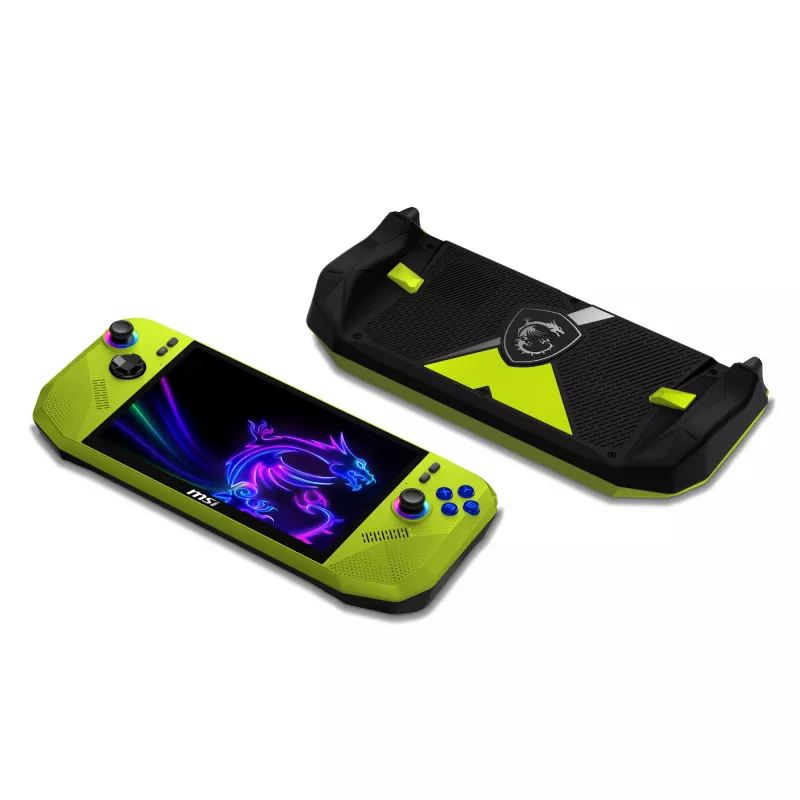 MSI CLAW A8 BZ2EM-048NL draagbare spelconsole 20,3 cm (8 inch) 1 TB touchscreen Wi-Fi groen