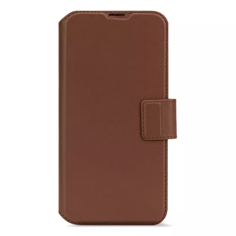 Wallet Case Decoded iPhone 16 Pro Max bruin 3 vakken voor kaarten