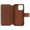 Wallet Case Decoded iPhone 16 Pro Max bruin 3 vakken voor kaarten