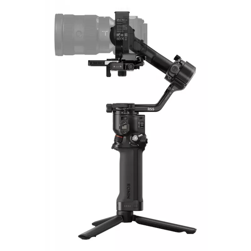 Camerastabilisator DJI RS 5 — aluminium, zwart, 30 u gebruikstijd, 1,46 kg