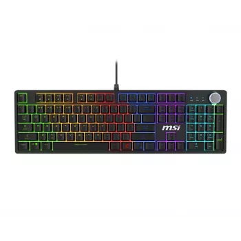 MSI FORGE GK320 RED toetsenbord gaming USB QWERTY US International zwart