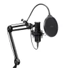 Podcast-microfoon TRUST GXT 270 Emita II+ — condensator-USB, bedraad, metalen behuizing, zwart, 2,5 m kabel