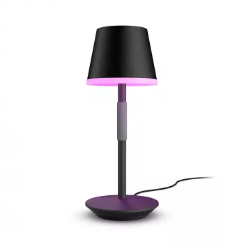 Slimme tafellamp Philips Hue Go draagbare lamp Bluetooth Zigbee zwart