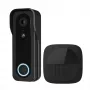 Videodeurbel TRUST DOORCAM-3000 zwart, 3 MP, Wi-Fi 2,4 GHz, microSD tot 256 GB, batterij/USB (8–24 V)