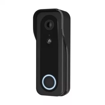 Videodeurbel TRUST DOORCAM-3000 zwart, 3 MP, Wi-Fi 2,4 GHz, microSD tot 256 GB, batterij/USB (8–24 V)