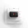 Voeding AXAGON ACU-PQ67, 67W, PD3.0 + QC4+, 1x USB-C + 1x USB-A, 100–240V, grijs/zwart