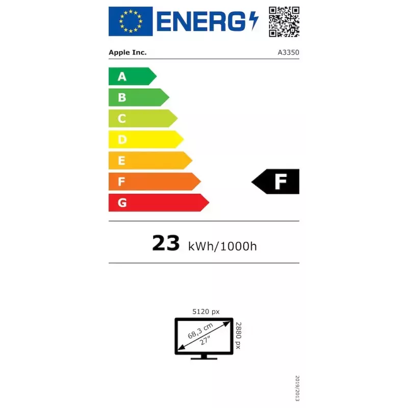 Monitor Apple Studio Display 27 inch 5K (5120×2880) LED, standaardglas, VESA-houder, zilver