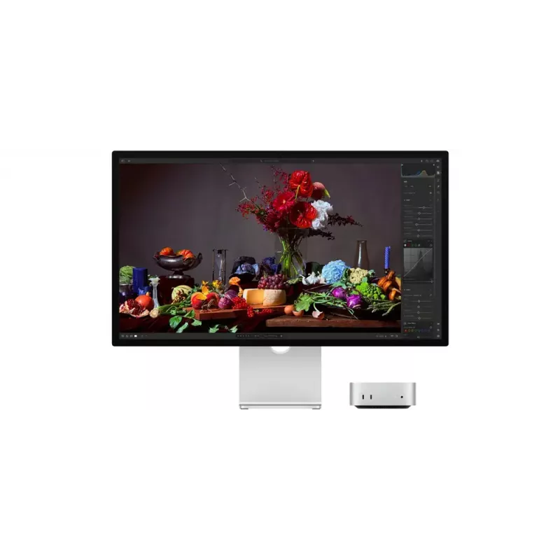 Monitor Apple Studio Display 27 inch 5K (5120×2880) LED, standaardglas, VESA-houder, zilver