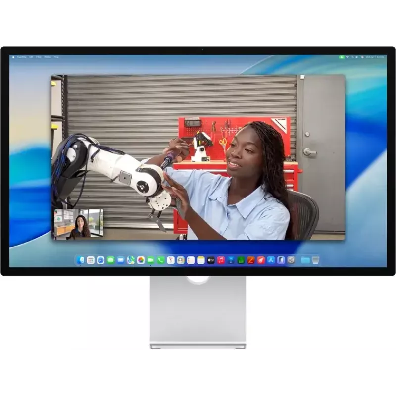 Monitor Apple Studio Display 27 inch 5K (5120×2880) LED, standaardglas, VESA-houder, zilver