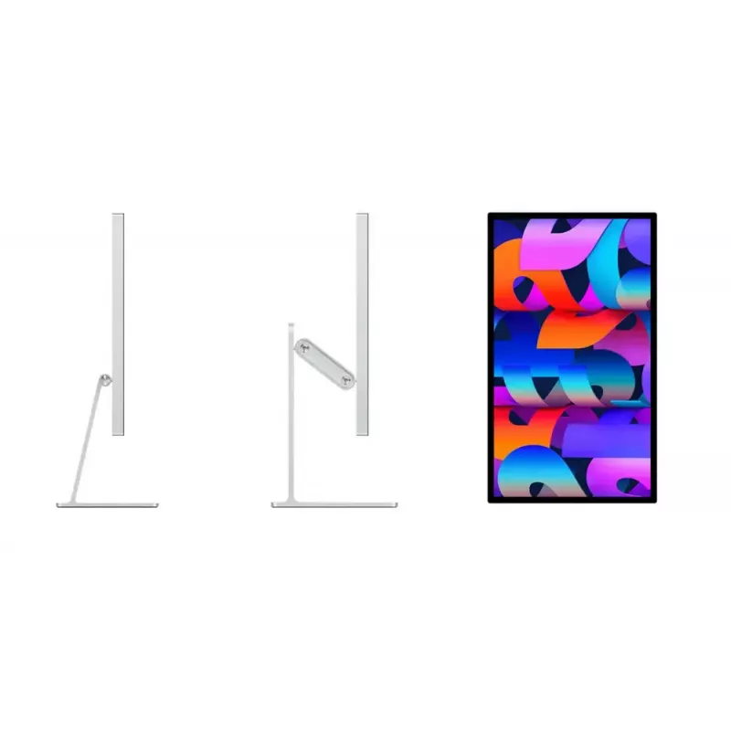 Monitor Apple Studio Display 27 inch 5K (5120×2880) LED, standaardglas, VESA-houder, zilver