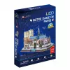 3D-puzzel CubicFun Notre Dame (licht) — model DA-20509, lichtgevende uitgave
