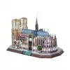 3D-puzzel CubicFun Notre Dame (licht) — model DA-20509, lichtgevende uitgave