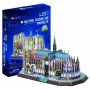 3D-puzzel CubicFun Notre Dame (licht) — model DA-20509, lichtgevende uitgave