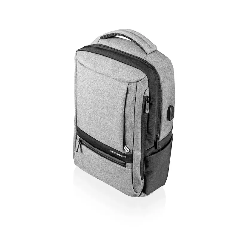 Rugzak Modecom SMART 15 zwart/grijs polyester 15,6 inch