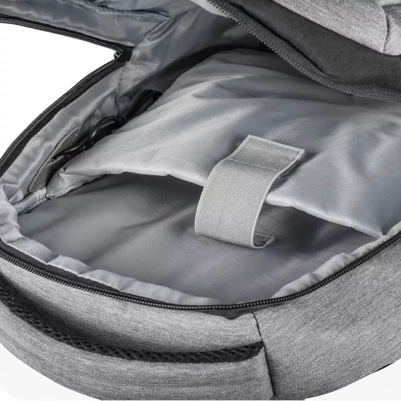 Rugzak Modecom SMART 15 zwart/grijs polyester 15,6 inch