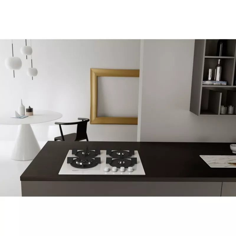 Whirlpool AKT 625/WH zwart, wit inbouw 60 cm gas 4 zone(s)