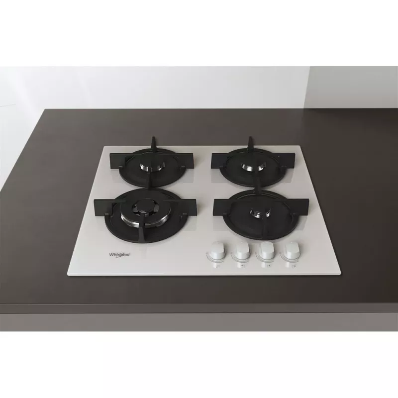 Whirlpool AKT 625/WH zwart, wit inbouw 60 cm gas 4 zone(s)