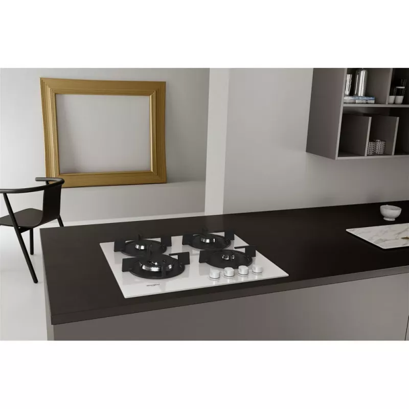 Whirlpool AKT 625/WH zwart, wit inbouw 60 cm gas 4 zone(s)