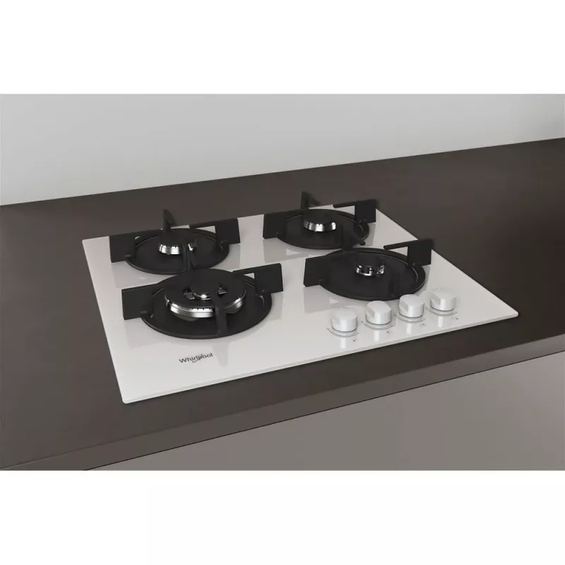 Whirlpool AKT 625/WH zwart, wit inbouw 60 cm gas 4 zone(s)