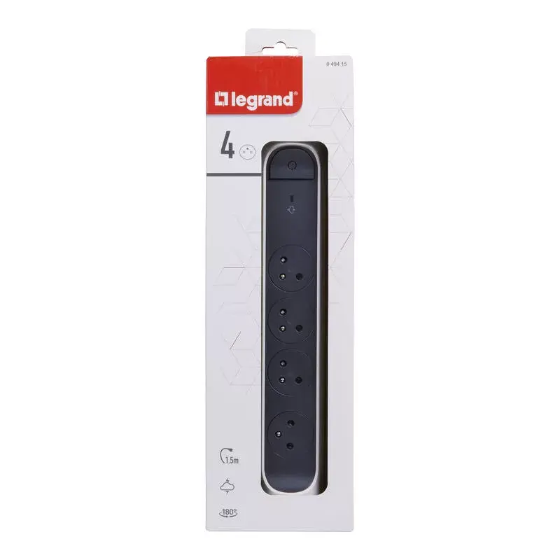 Power Distribution Unit Legrand 0 494 15 4 AC-stopcontacten grijs wit