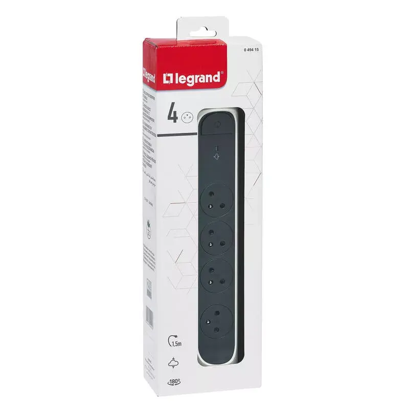 Power Distribution Unit Legrand 0 494 15 4 AC-stopcontacten grijs wit
