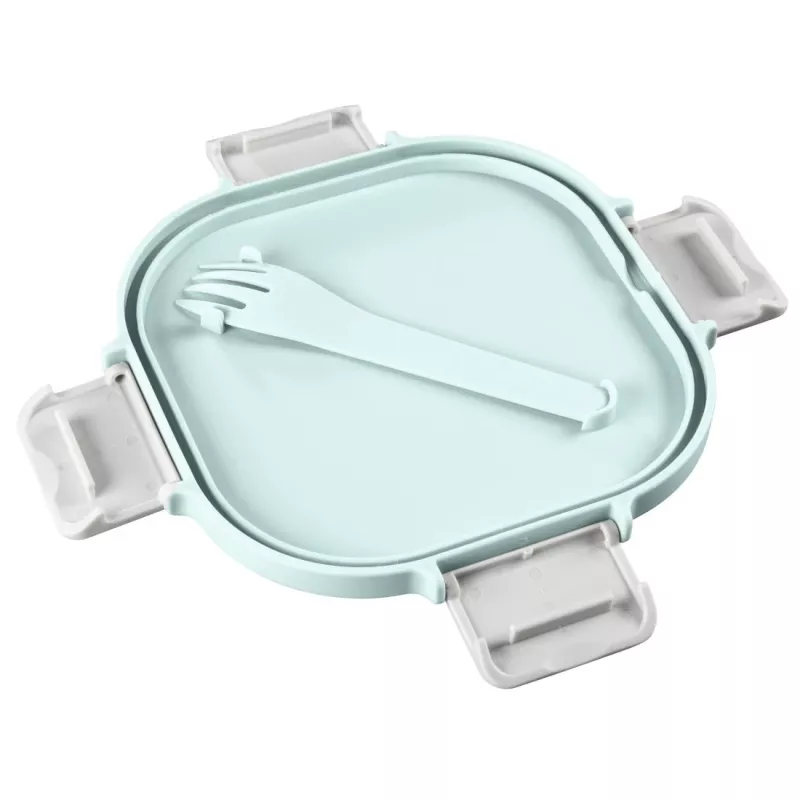 Hama 00181585 lunchbox broodtrommel 1,7 l polypropyleen (PP), silicone grijs, lichtblauw 1 stk.