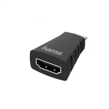 Hama 00200347 kabeladapter HDMI Type-C (Mini) HDMI zwart