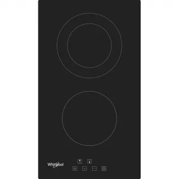 Whirlpool WRD 6030 B zwart inbouw 30 cm keramische kookplaat 2 zone(s)