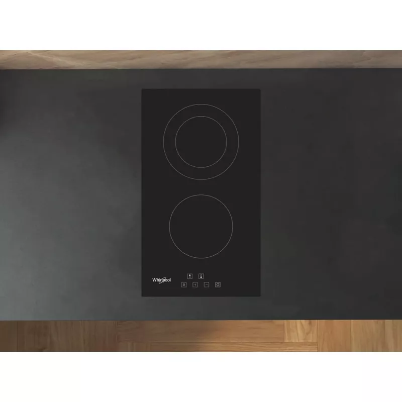 Whirlpool WRD 6030 B zwart inbouw 30 cm keramische kookplaat 2 zone(s)