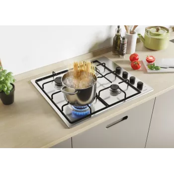 Candy Smart CHW6LBX/4U roestvrijstaal inbouw 60 cm gas 4 zone(s)