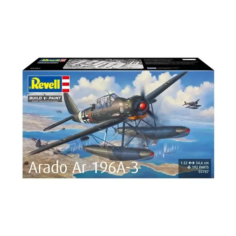 Plastic modelbouwset REVELL ARADO AR 196A-3 watervliegtuig schaal 1:32