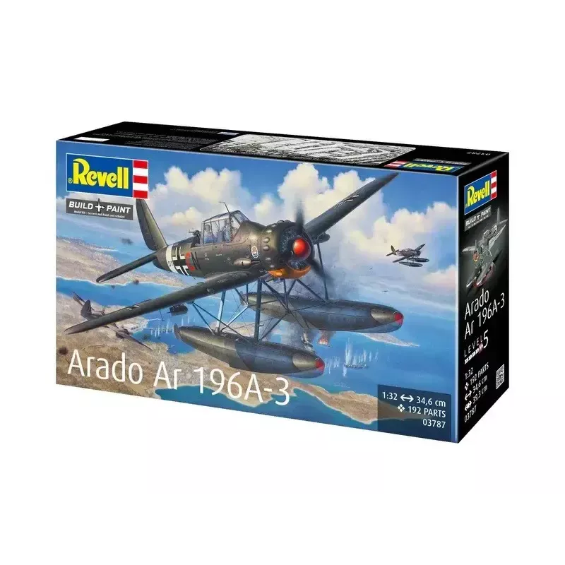 Plastic modelbouwset REVELL ARADO AR 196A-3 watervliegtuig schaal 1:32
