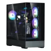 PC-behuizing Zalman P40 Prism Plus Midi Tower zwart