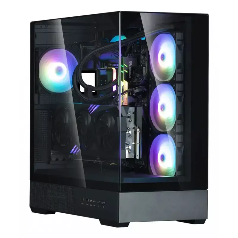 PC-behuizing Zalman P40 Prism Plus Midi Tower zwart