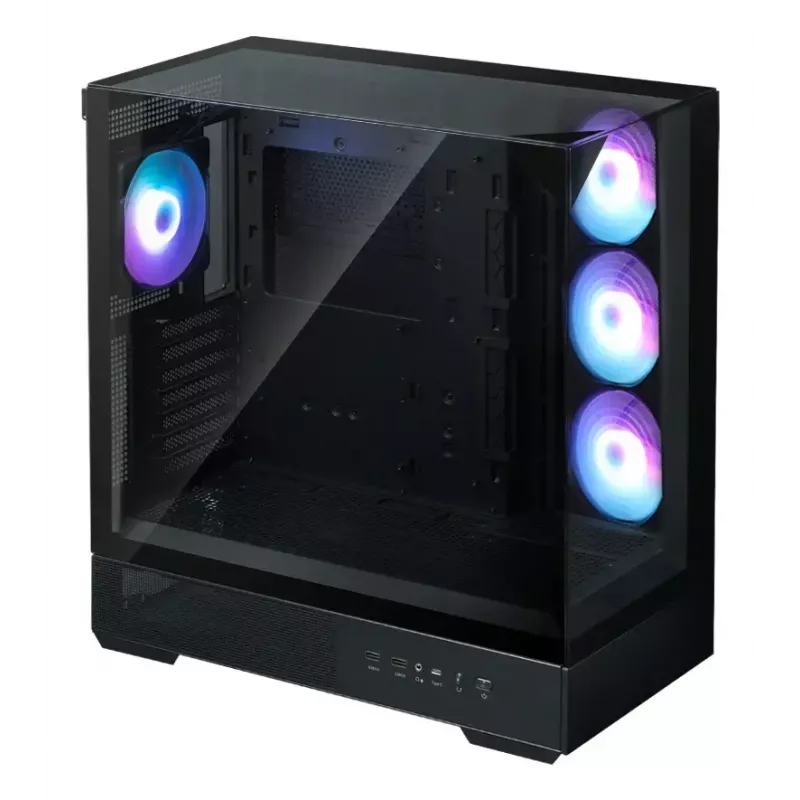 PC-behuizing Zalman P40 Prism Plus Midi Tower zwart