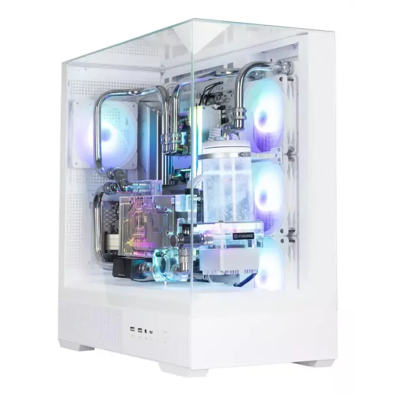 PC-behuizing Zalman P40 Prism Plus wit Midi Tower