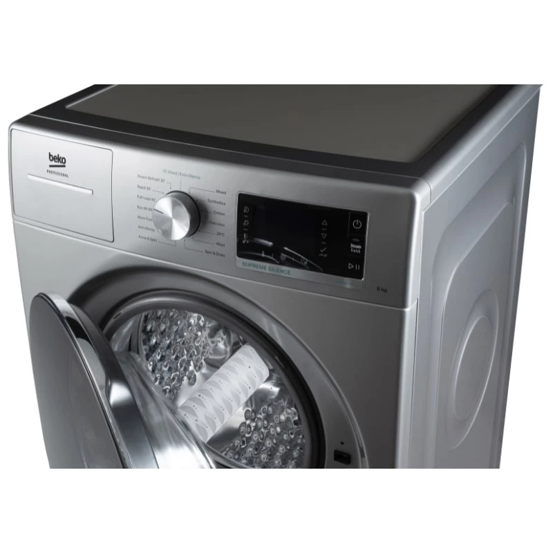 Frontlader wasmachine BEKO AWB 912S/PRO BP – 9 kg, 1200 t/min, roestvrij staal