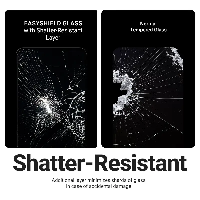 Tempered glass screenprotector Crong EasyShield 2-pack Full Glue voor iPhone 16e / iPhone 14 / iPhone 13 / iPhone 13 Pro, aluminosilicaat, glanzend