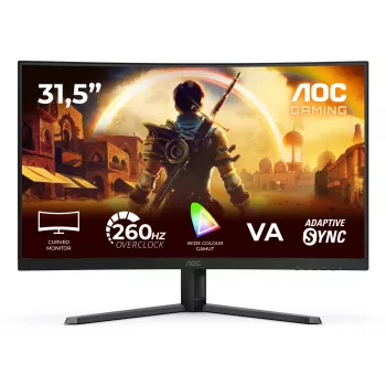 AOC G4 C32G42ZE computermonitor 80 cm (31,5 inch) 1920 x 1080 pixels Full HD LED zwart, rood