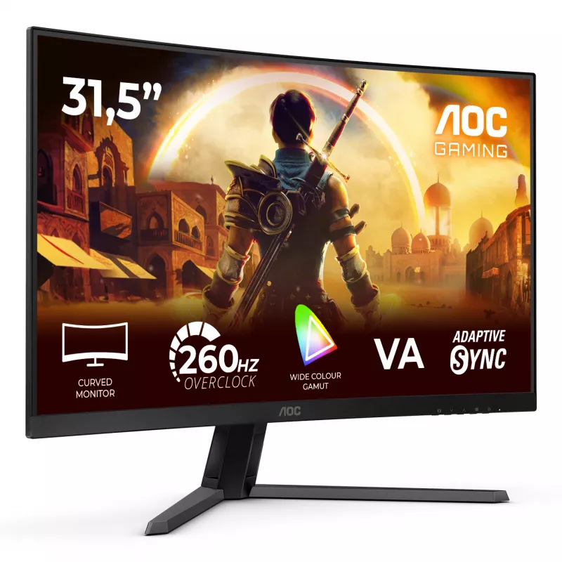 AOC G4 C32G42ZE computermonitor 80 cm (31,5 inch) 1920 x 1080 pixels Full HD LED zwart, rood