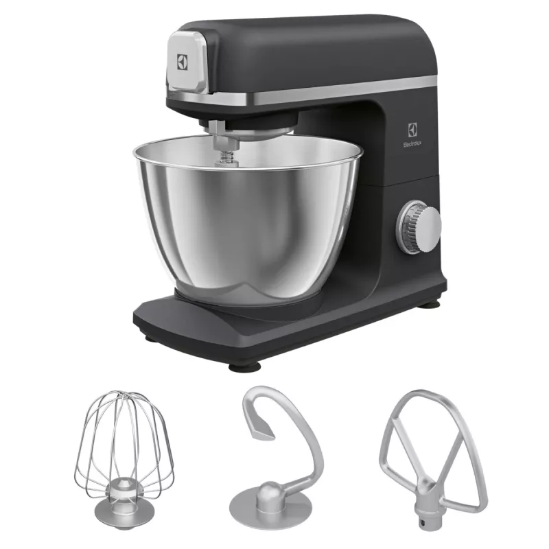 Electrolux E5KM1-6GBP keukenmachine 1200 W 5 L zwart, grijs