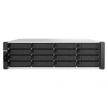 QNAP ES1686dc R2 NAS rack (3U) Intel® Xeon® D D-2142IT 48 GB DDR4 0 TB QNAP QES zwart, grijs