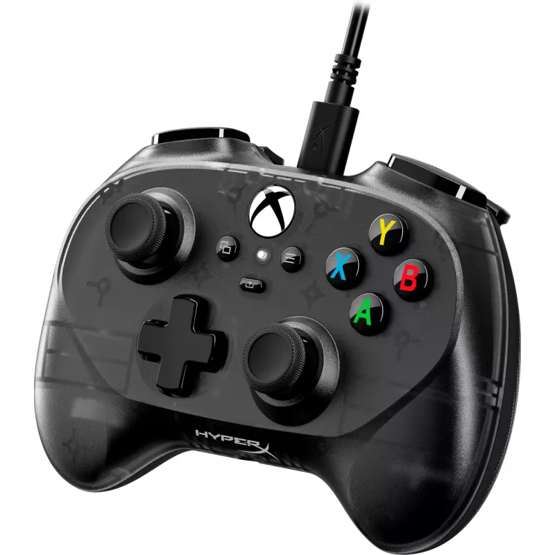 HyperX Clutch Tanto Mini WD Gaming Controller, joystick, Xbox, Xbox One, bedraad, USB, zwart, 2,95 m