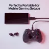 HyperX Clutch Tanto Mini WD Gaming Controller, joystick, Xbox, Xbox One, bedraad, USB, zwart, 2,95 m